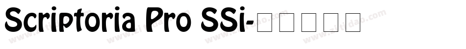 Scriptoria Pro SSi字体转换